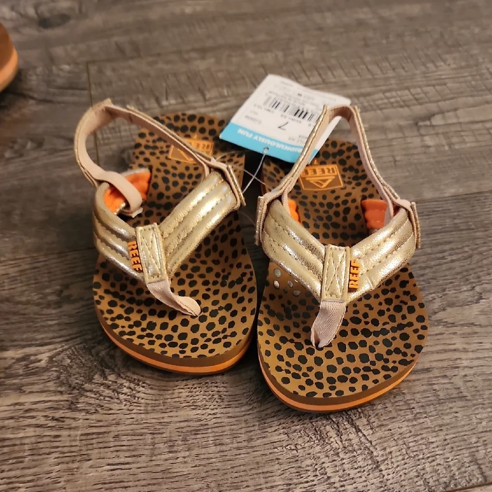 Reef‎ Little Ahi Wild Kids' Sandals Size 7